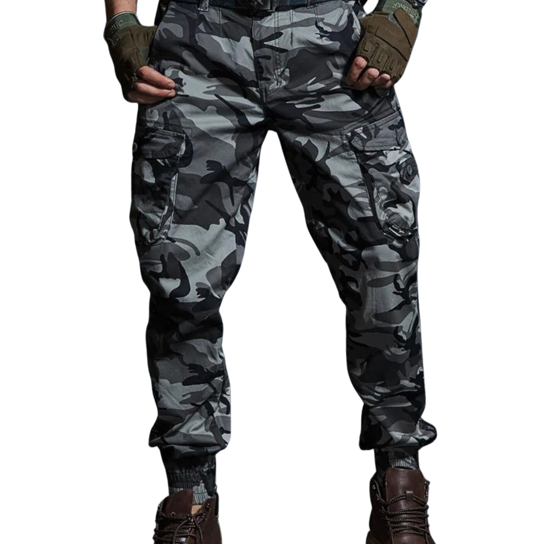 Calça Cargo Tática Masculina com Bolsos Grande