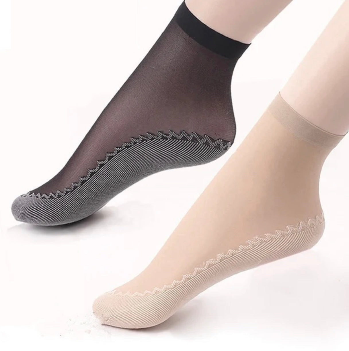 Compre 5 LEVE 10 Pares de Meias de algodão sedosas + BRINDES ESPECIAIS