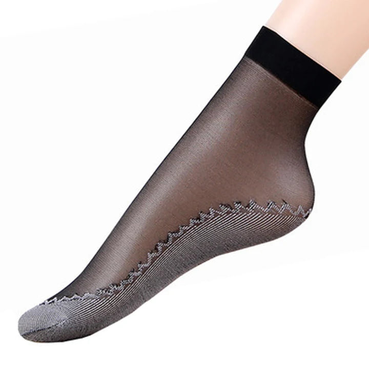 Compre 5 LEVE 10 Pares de Meias de algodão sedosas + BRINDES ESPECIAIS