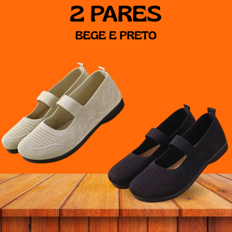 (COMPRE 1 E LEVE 2) Sandália Laís Confortável – O Presente Perfeito para a Mulher Mais Especial da Sua Vida