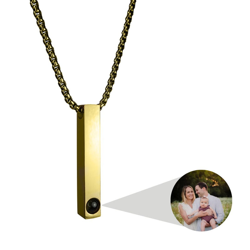 Colar Masculino Personalizável com Foto Prata 925