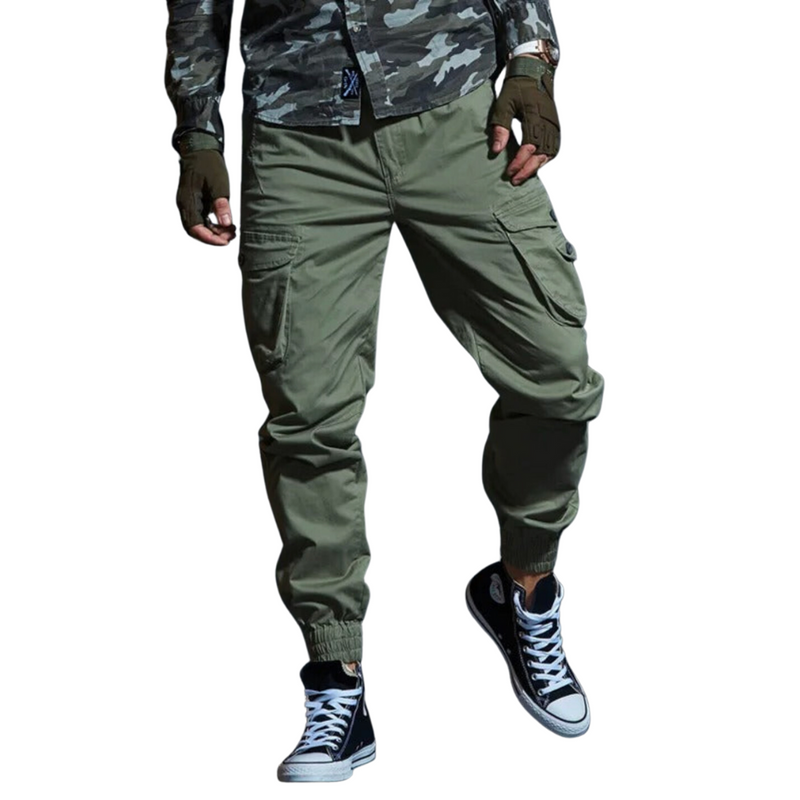 Calça Cargo Tática Masculina com Bolsos Grande