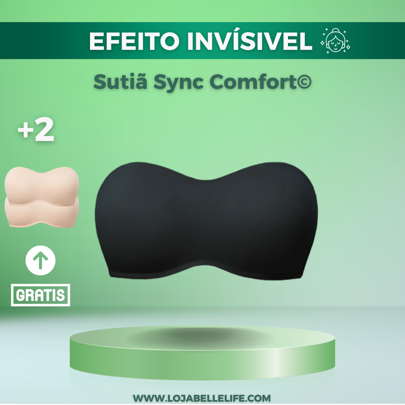 Sutiã Sync Confort 2.0 Tomara que Caia - Super Sustentação - [Compre 1 Leve 2]