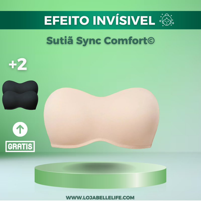 Sutiã Sync Confort 2.0 Tomara que Caia - Super Sustentação - [Compre 1 Leve 2]