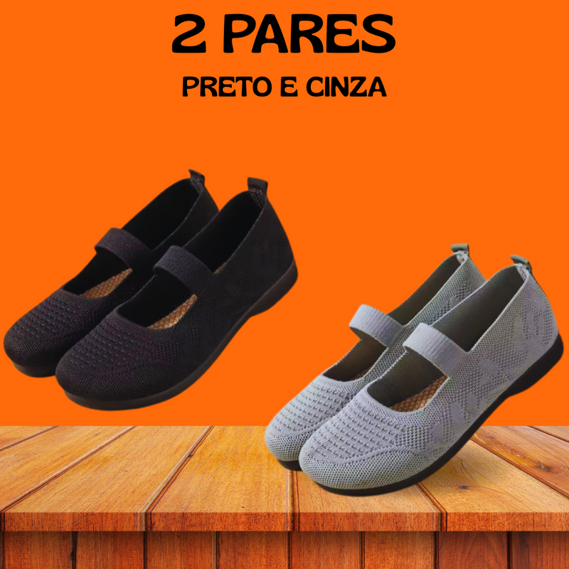 (COMPRE 1 E LEVE 2) Sandália Laís Confortável – O Presente Perfeito para a Mulher Mais Especial da Sua Vida