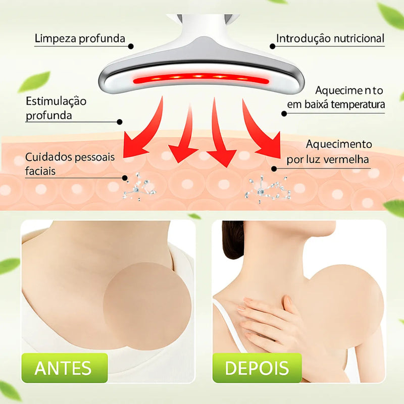 Agitare| Aparelho de Microcorrente V-Shape – Lifting Não-Invasivo