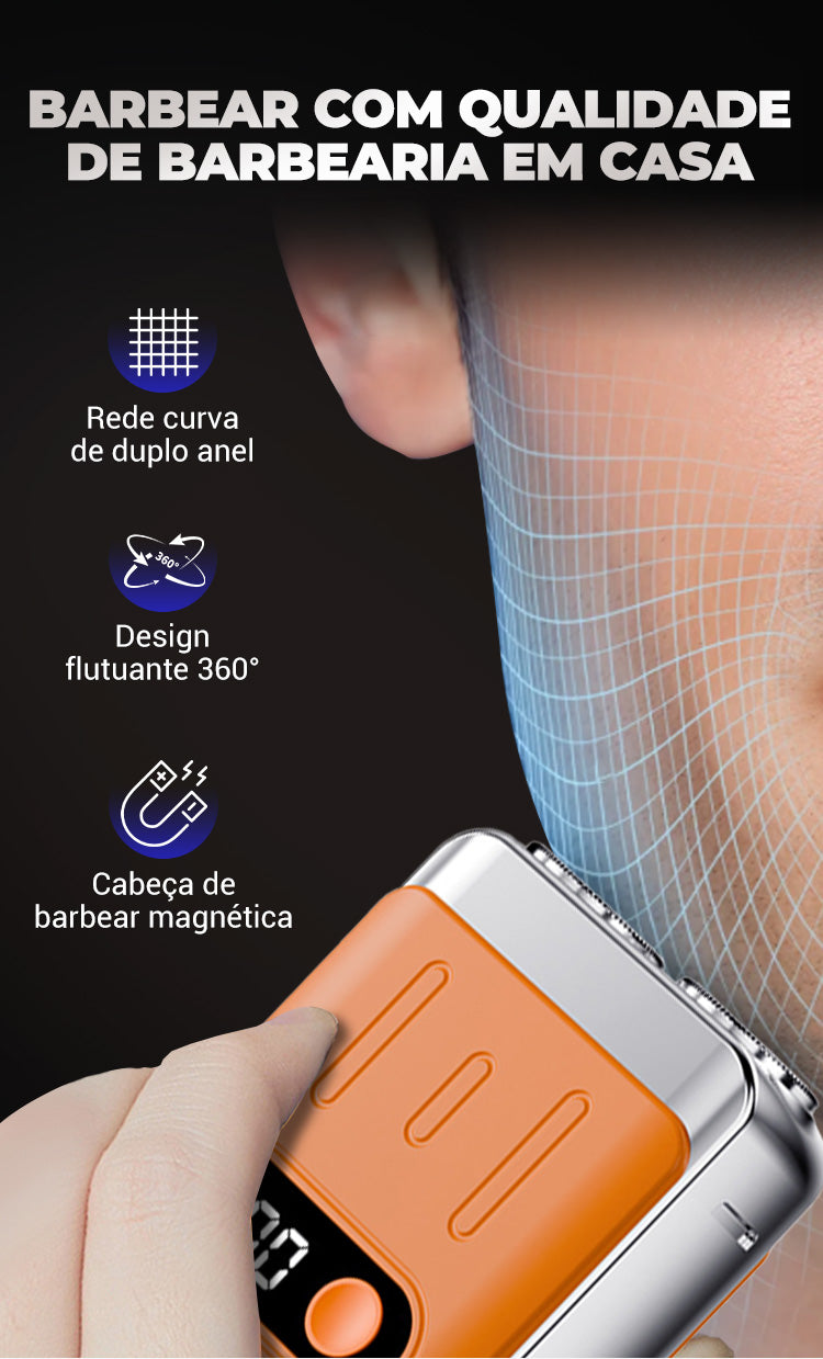 Agitare | Mini Shaver Dual-Head  – Barbeador Ultra Portátil