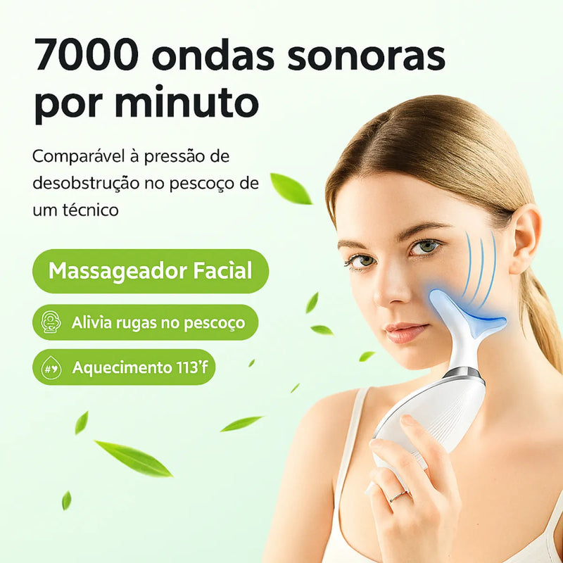 Agitare| Aparelho de Microcorrente V-Shape – Lifting Não-Invasivo