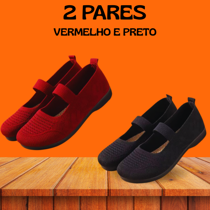 (COMPRE 1 E LEVE 2) Sandália Laís Confortável – O Presente Perfeito para a Mulher Mais Especial da Sua Vida