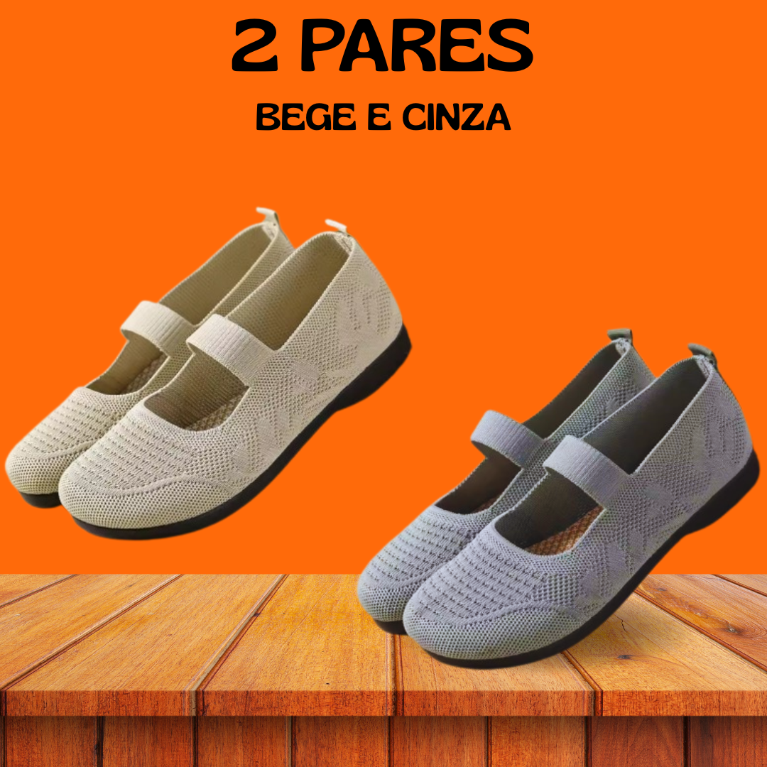 (COMPRE 1 E LEVE 2) Sandália Laís Confortável – O Presente Perfeito para a Mulher Mais Especial da Sua Vida