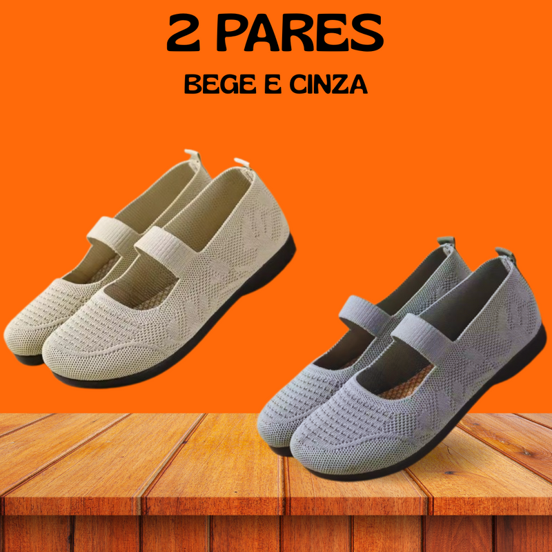 (COMPRE 1 E LEVE 2) Sandália Laís Confortável – O Presente Perfeito para a Mulher Mais Especial da Sua Vida