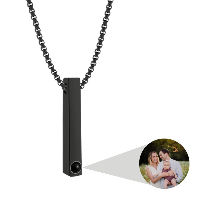 Colar Masculino Personalizável com Foto Prata 925
