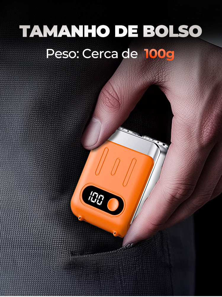 Agitare | Mini Shaver Dual-Head  – Barbeador Ultra Portátil