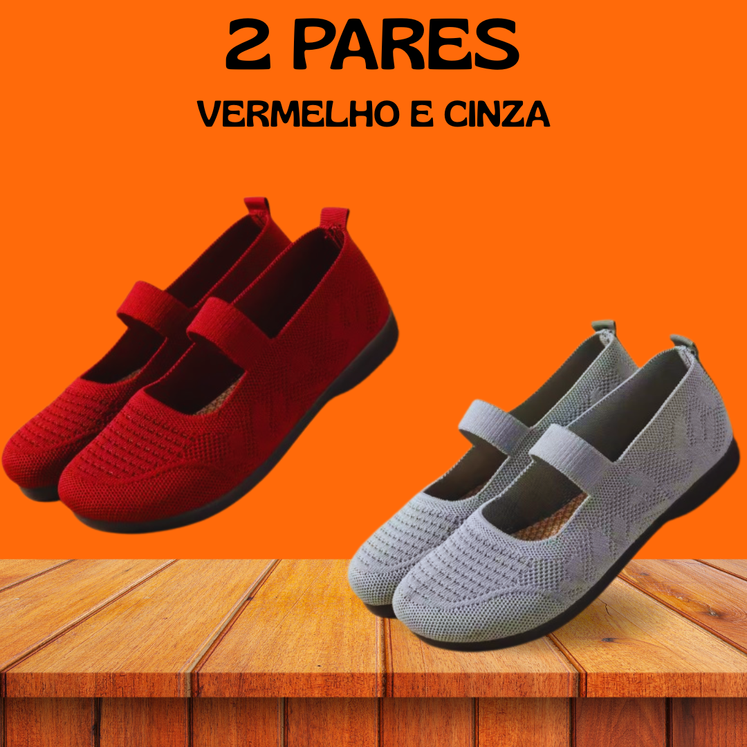 (COMPRE 1 E LEVE 2) Sandália Laís Confortável – O Presente Perfeito para a Mulher Mais Especial da Sua Vida