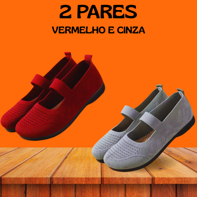 (COMPRE 1 E LEVE 2) Sandália Laís Confortável – O Presente Perfeito para a Mulher Mais Especial da Sua Vida