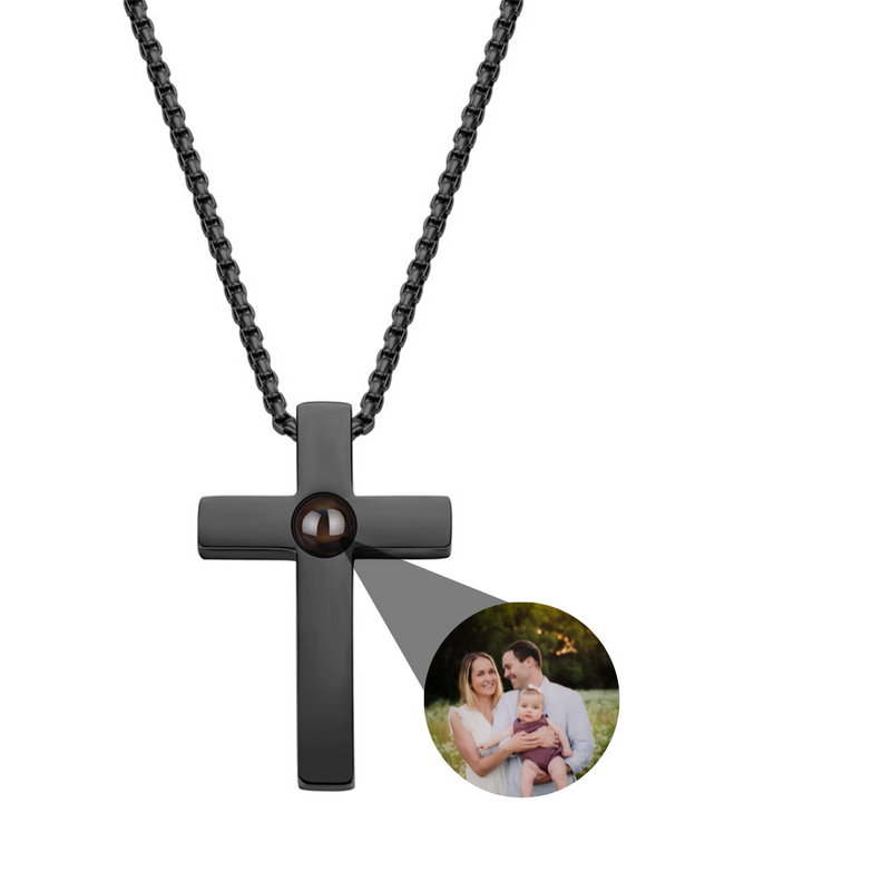 Colar Masculino Personalizável com Foto Prata 925