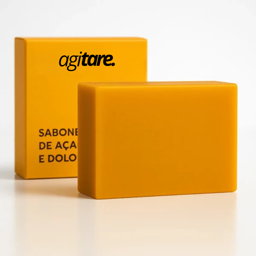 Sabonete Clareador e Antissépticos de Açafrão com Dolomita
