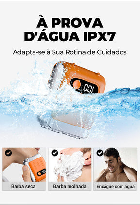 Agitare | Mini Shaver Dual-Head  – Barbeador Ultra Portátil