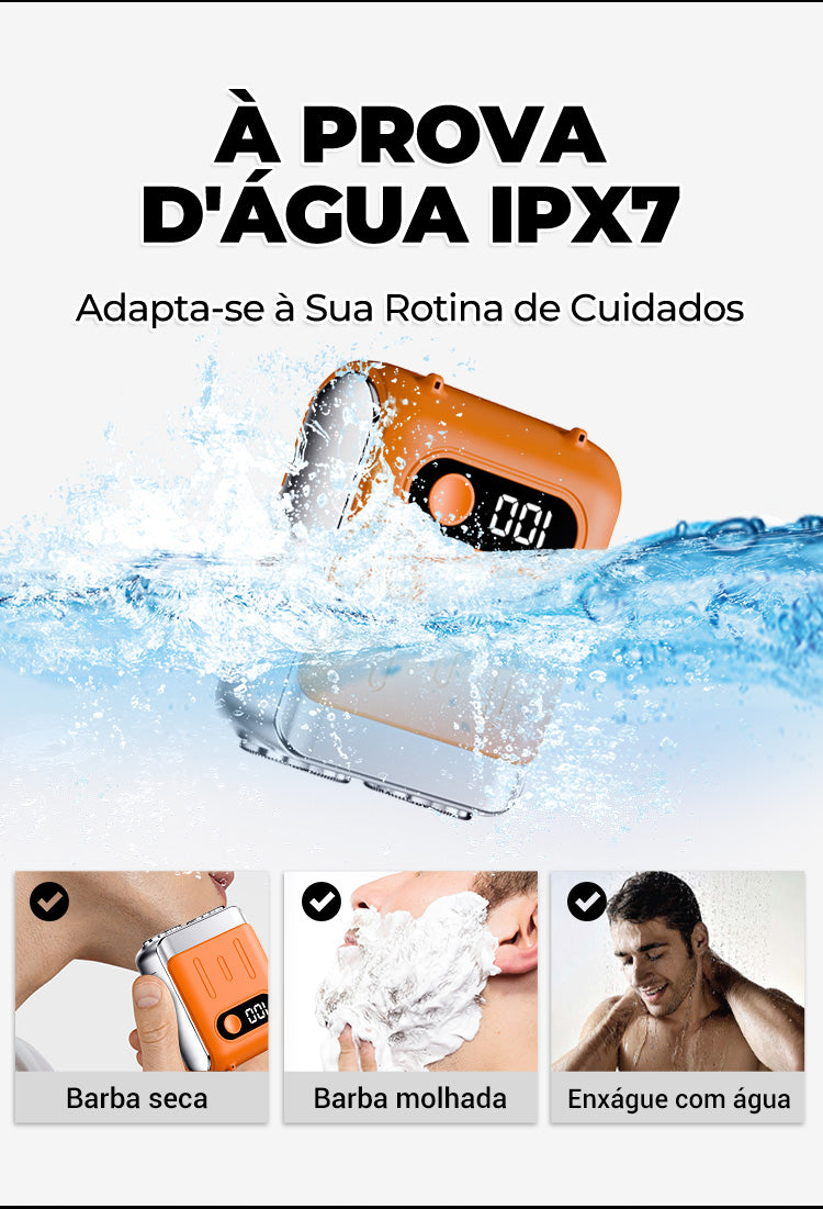 Agitare | Mini Shaver Dual-Head  – Barbeador Ultra Portátil