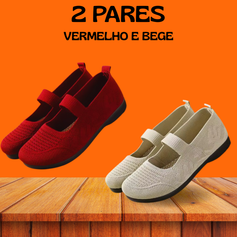 (COMPRE 1 E LEVE 2) Sandália Laís Confortável – O Presente Perfeito para a Mulher Mais Especial da Sua Vida