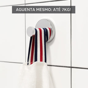 Agitare Sup™ – Gancho de Ventosa Premium Para Banheiro e Cozinha – Compre 1, Leve 2 + Frete Grátis 🎁