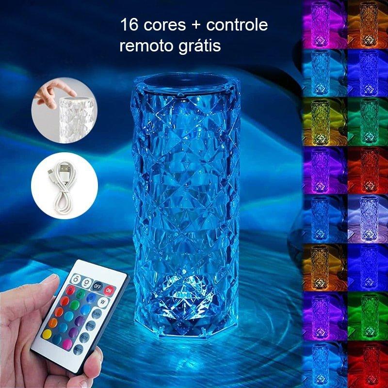Luminária de Cristal Naturazen Lótus